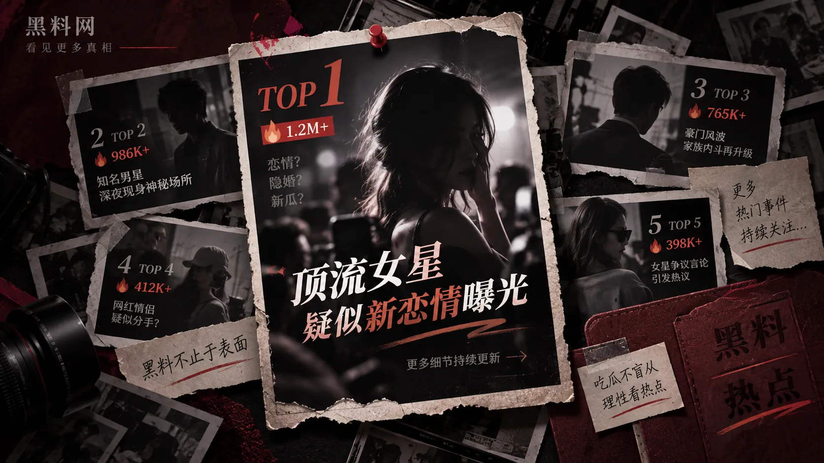 版本对照：一条借旧照片解释新事件的帖子如何沿着引用链接向上追溯的线索整理示意